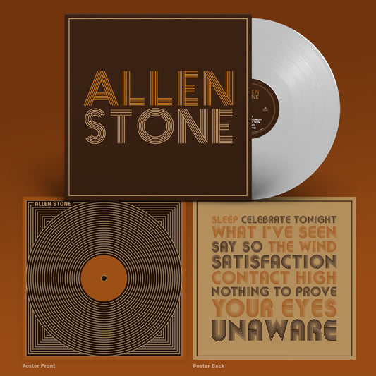Allen Stone - Limited Edition White Vinyl + Signed Poster