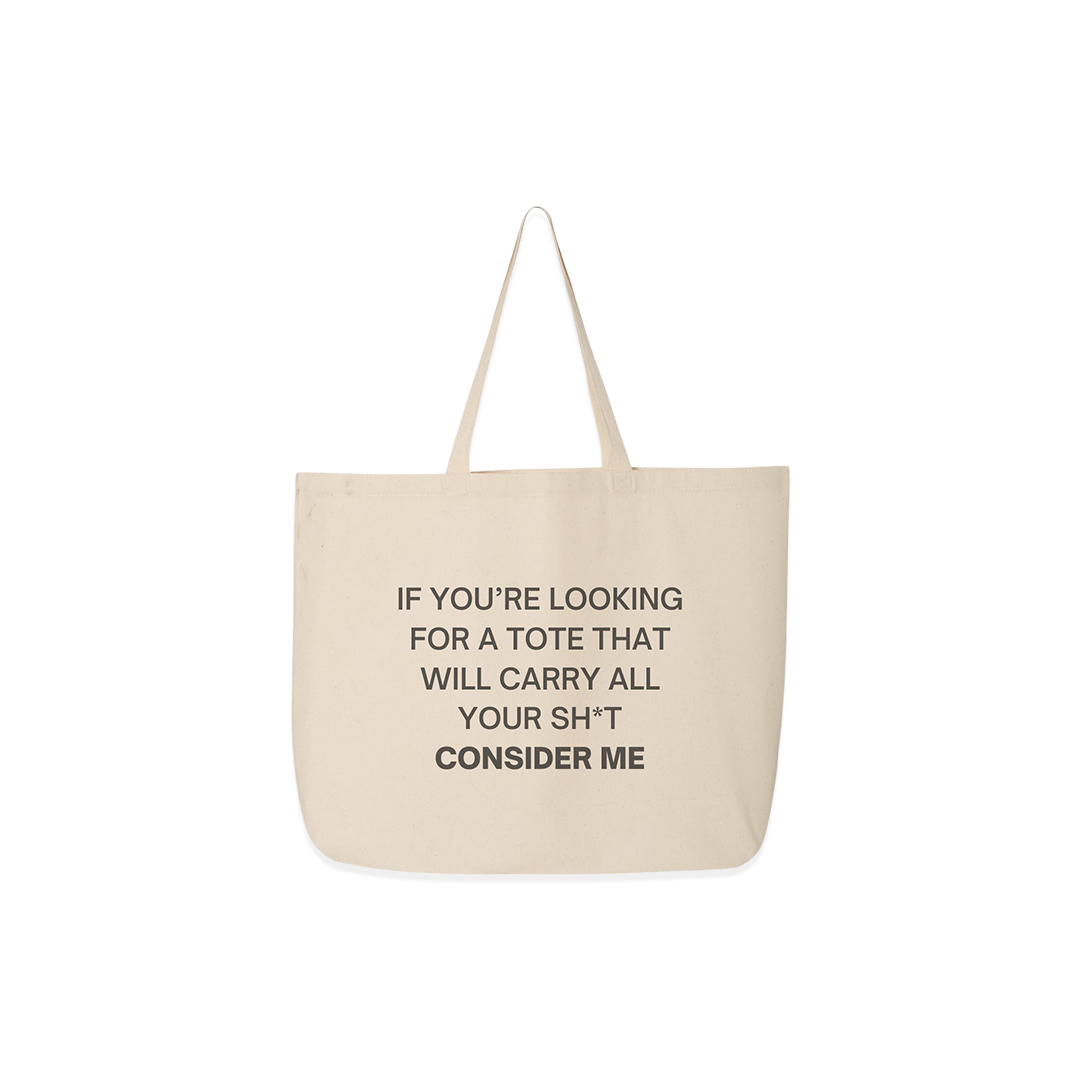 Consider Me Canvas Tote