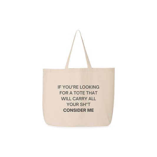 Consider Me Canvas Tote