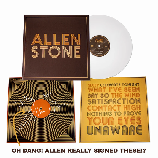 Allen Stone - Limited Edition White Vinyl + Signed Poster