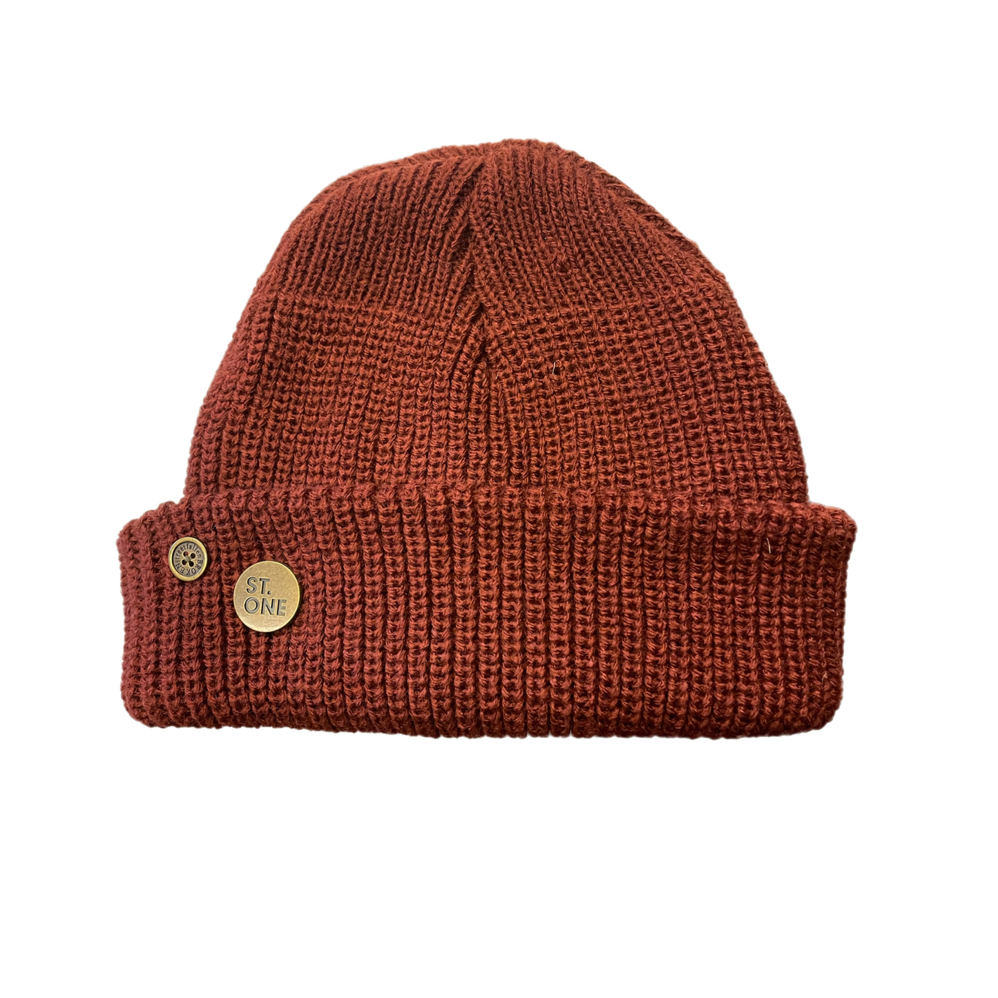 St.One Logo Button Beanie