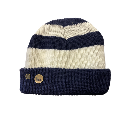 St.One Logo Button Beanie