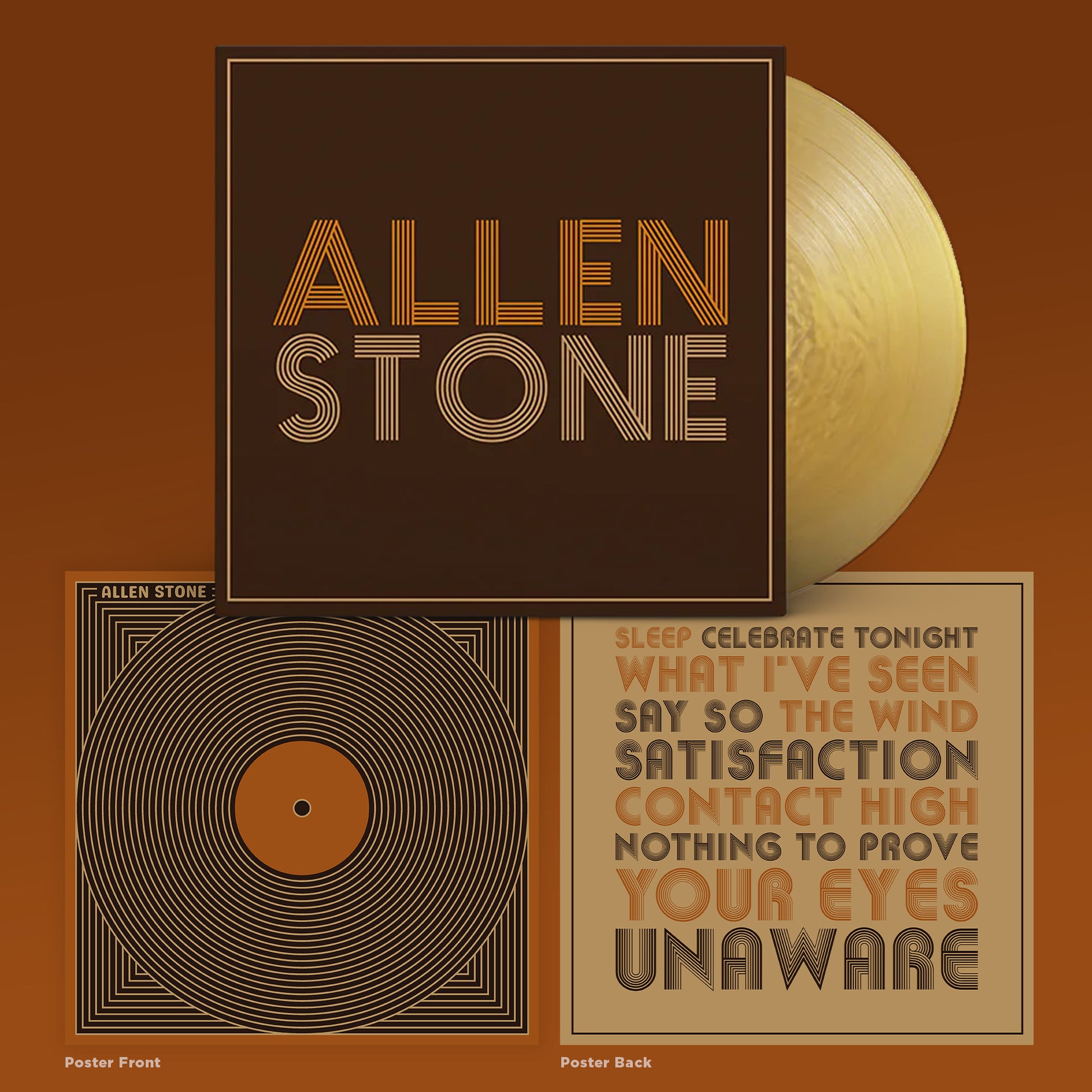 Gold Vinyl Record | Poster