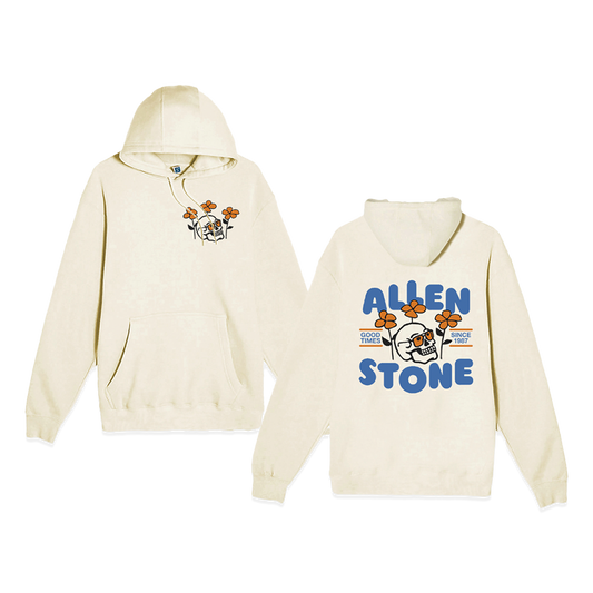 Stone Skull Flower Hoodie