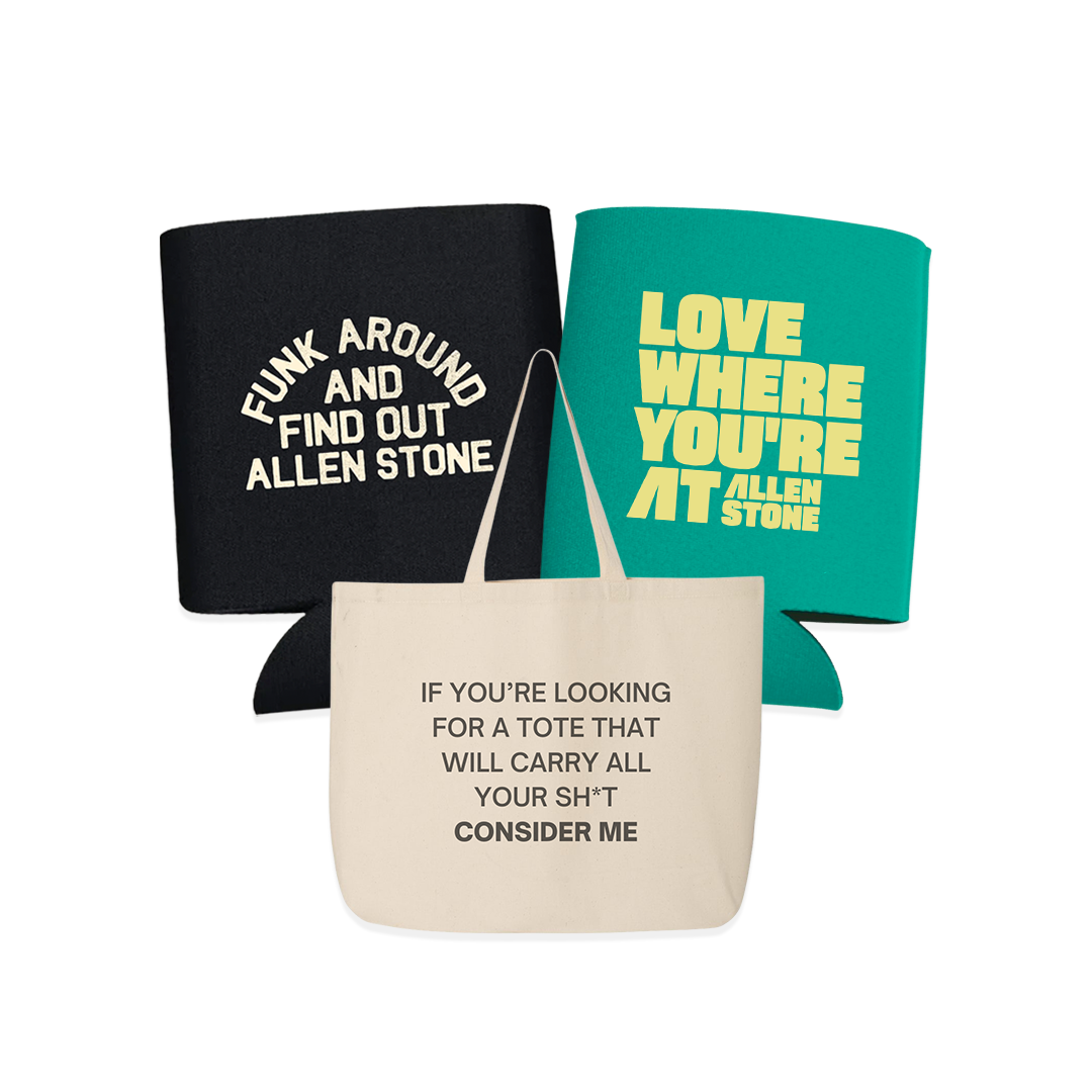 Allen Stone - Koozies + Tote Bundle