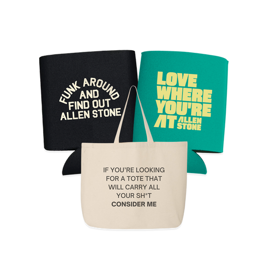Allen Stone - Koozies + Tote Bundle